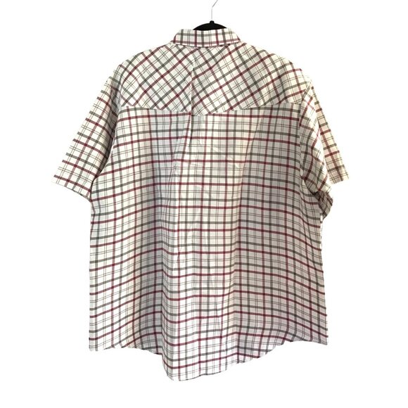 ELY CATTLEMAN -MENS BUTTON-DOWN SHORT SLEEVE WRINKLE RESISTANT SHIRT SIZE 2XL - Picture 2 of 7
